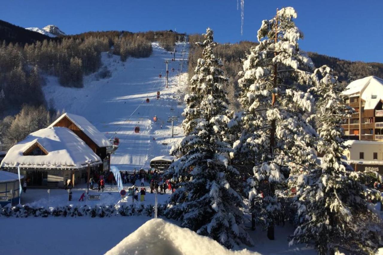 Serre-Chevalierstudio Terrace Next To Ski Slopes Saint-Chaffrey Exterior foto